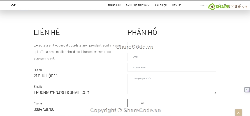 Code web,Source code web,Code đồ án,Code PHP,Site tin tức